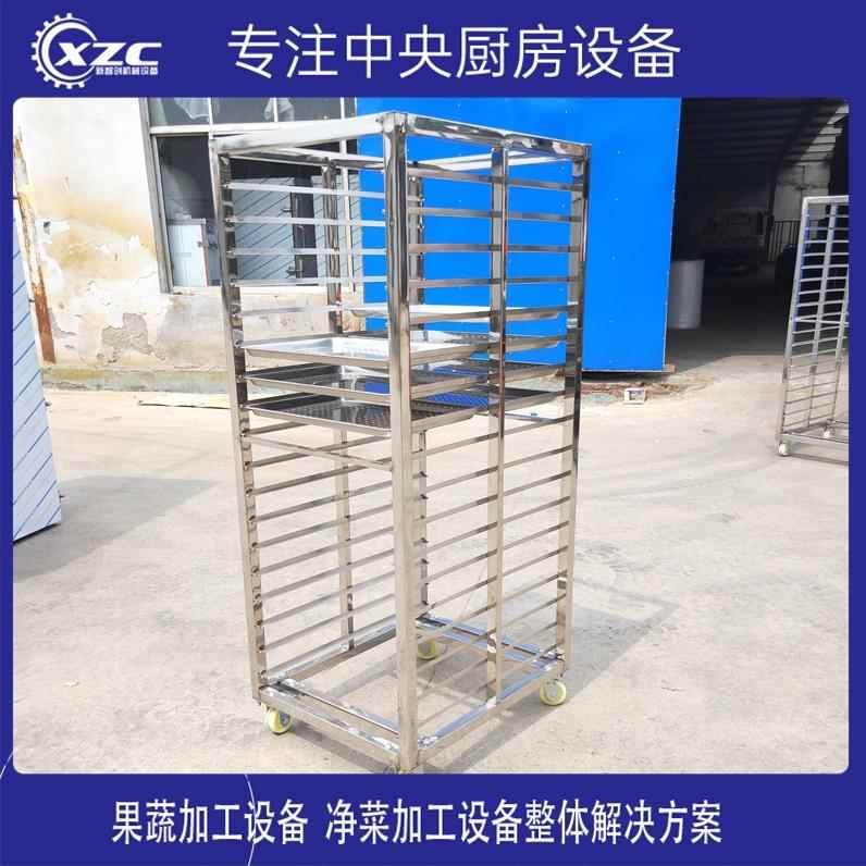 食品药材果蔬晾晒醒发室配用推车周转车不锈钢烘干架子车