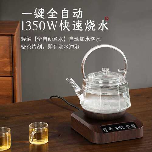 电陶炉茶炉小型迷你静音玻璃壶煮茶器家用烧水泡茶煮茶专用智能