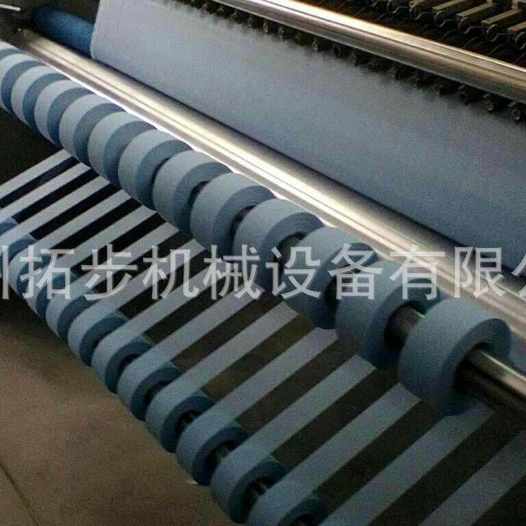 厂家供应多刀热切分条机家纺面料直条开边机