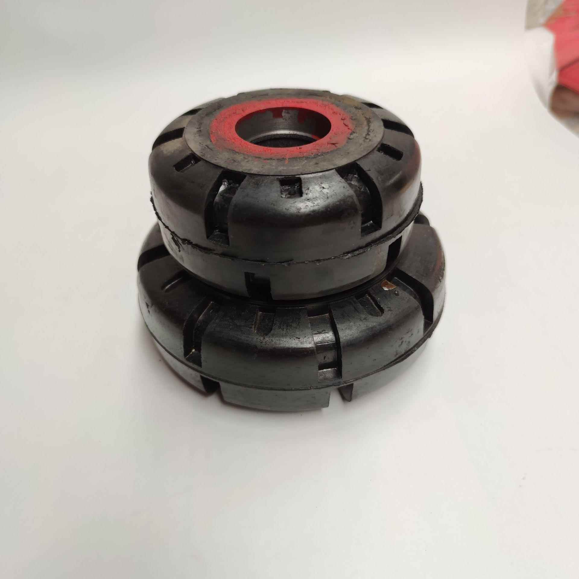 重脚轮工业6型寸橡6寸胶芯脚轮万胶向轮承重实心橡轮铁橡胶轮