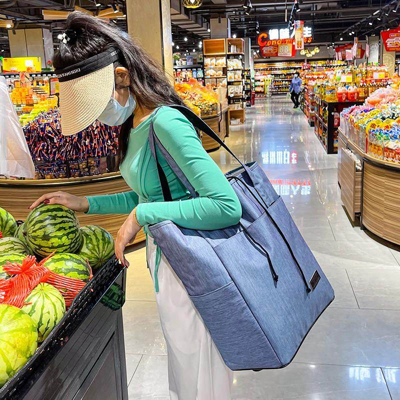 轻便万向轮购物袋买菜包家用买菜小拉车可折叠拉杆购物车通用收纳,收纳整理,便携购物车,淘宝优惠券,粉丝福利购,淘宝优惠卷