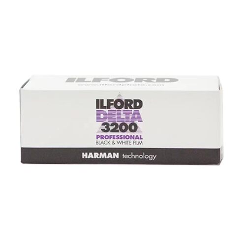 伊尔福ilford delta3200 120黑白胶卷负片 英国原装