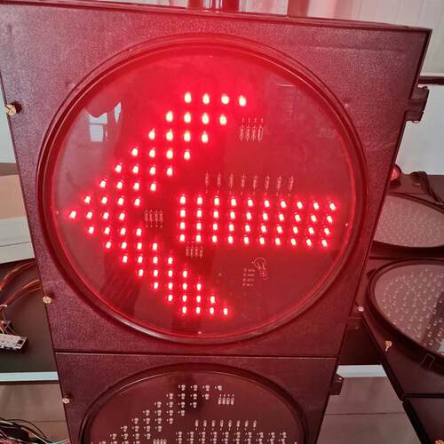 厂家交通指示灯LED满屏灯框架式警示信号灯机动车交通箭头红绿灯