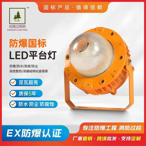 Led国标防爆平台灯20W-120W工业化工厂房仓库国标爆照明灯防水平