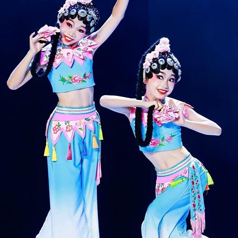 俏花旦演出服小花旦戏服梨园小花旦舞蹈京剧戏曲服梨园春表演服装