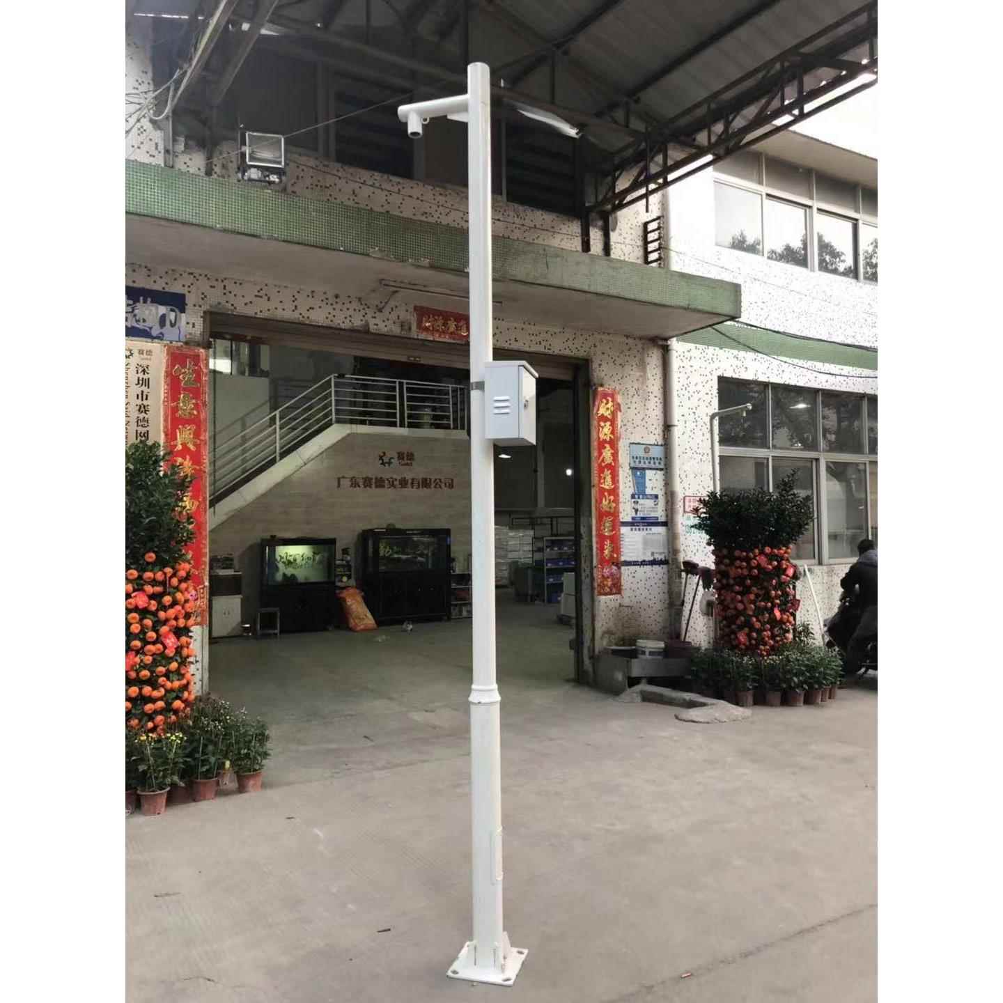 枪机球机立柱摄像机立杆音柱立杆扬尘监测立杆太阳能灯杆信号杆