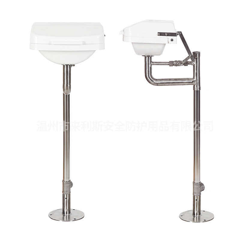 厂家直销鹰兽牌立式ABS防尘洗眼器 NO.6620-A 固定式洗眼器可验厂