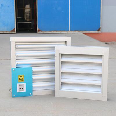 双层防雨防沙电厂百叶窗铝合金防雨百叶窗BLC防雨防沙百叶窗