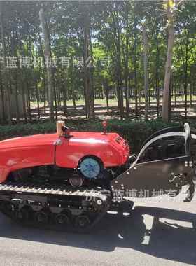 遥控履式沟机果园农用开一沟机2马LBGY-2力开自走式开沟施肥体机