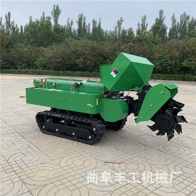 遥控手动两用果树施肥机农业大棚开沟回填机多功能小型管理机