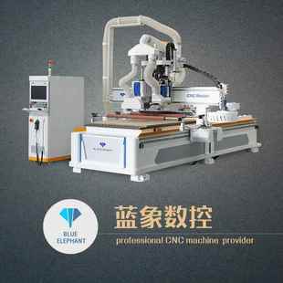 2024新款全自动数控开料机 新代系统安川电机 高配性价比 蓝象