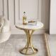 意式 沙发边几小户型迷你茶几客厅家用简约创意圆形岩板茶几网红桌
