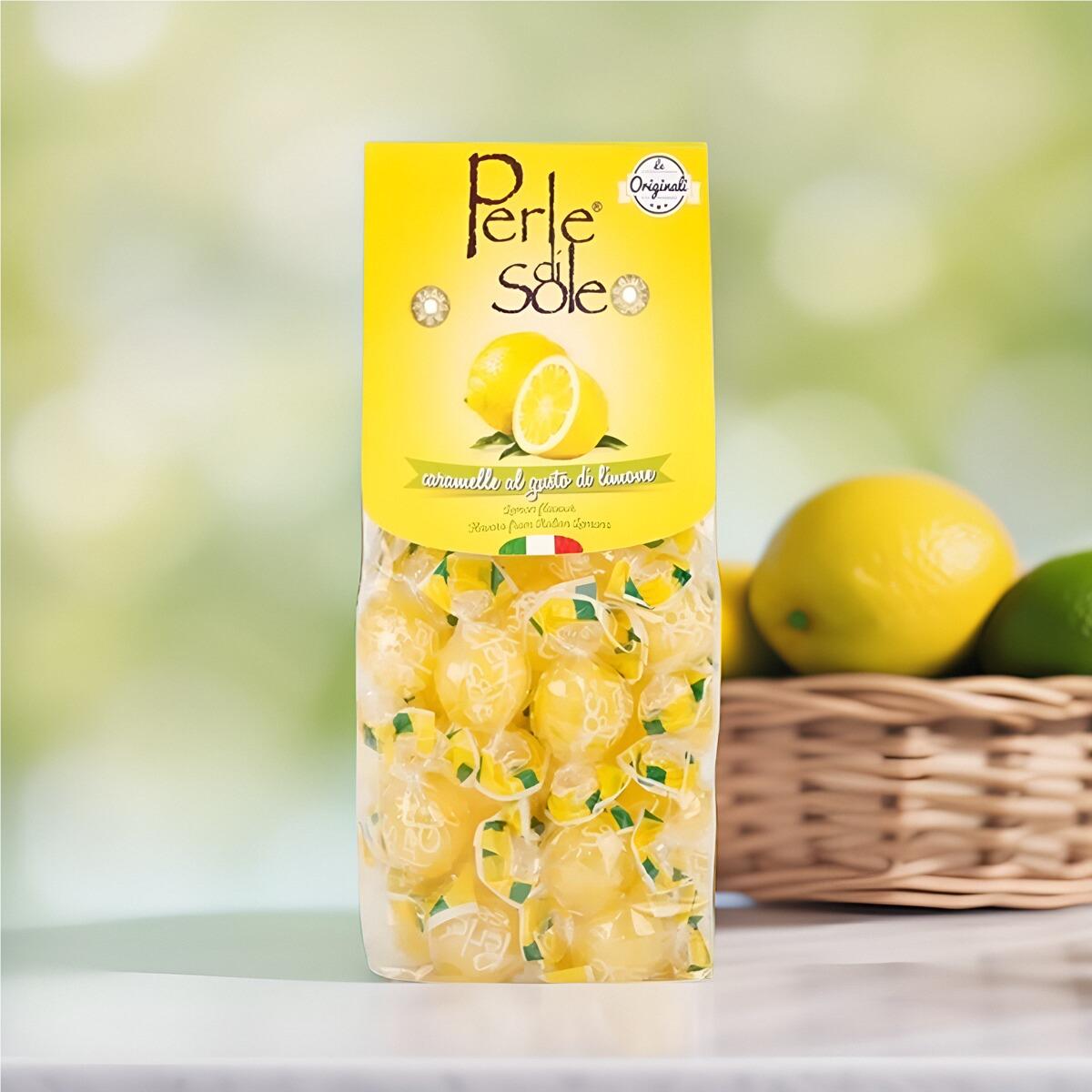 意大利进口Perle di Sole檬珍珠XRQ果柠味黑200g莓 橙子 蓝莓酸糖