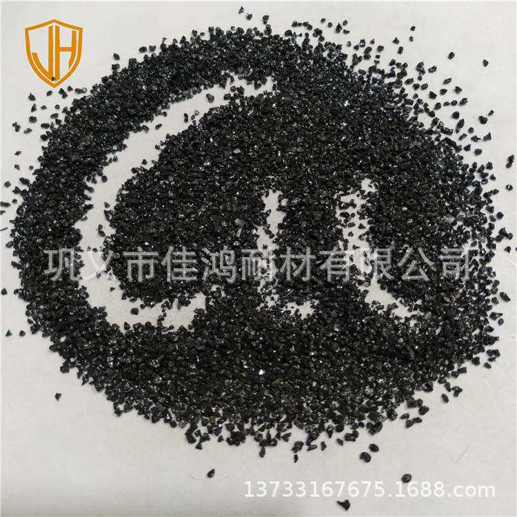 大型船体配重用铜矿砂 除锈喷砂铜矿砂 地坪彩砖骨料黑晶石英砂