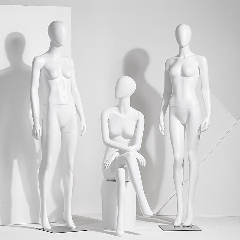 高档模特道具女全身展示架女装橱窗模特服装店仿真假人韩版模特架