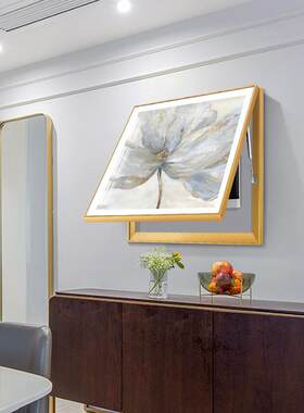 电表箱装饰画客厅配电箱遮挡墙画餐厅多媒体总电源开关盒挂画现代