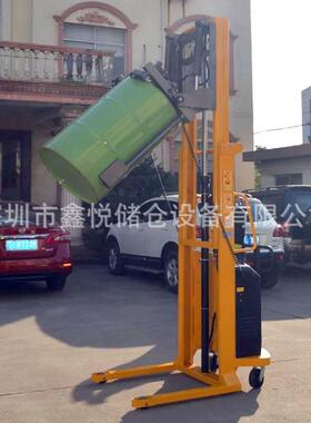 半电动油桶堆放车YL50油桶堆高车液压升降搬运升高车