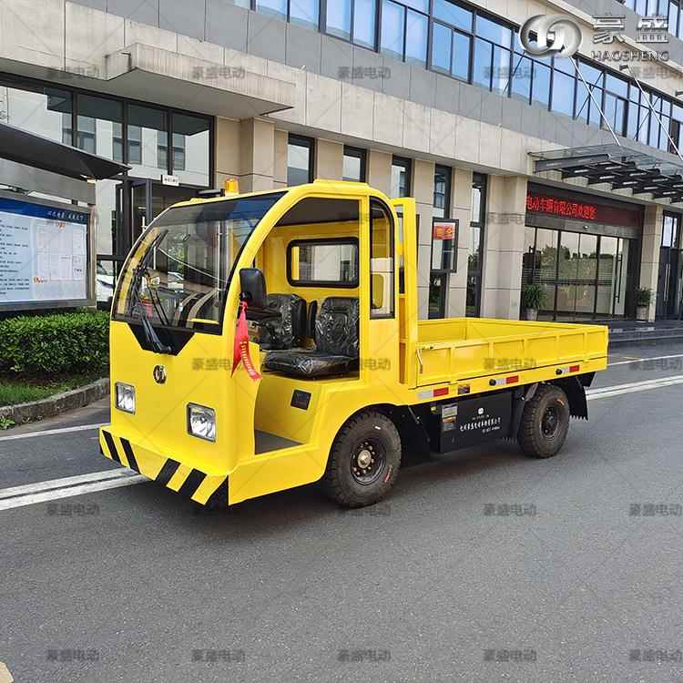 杭州四轮平板场内物料转运电动搬运车