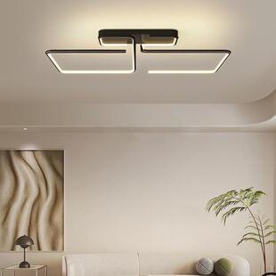 客厅主灯极简大气设计师款超亮大厅几何吸顶灯卧室房间具现代简约