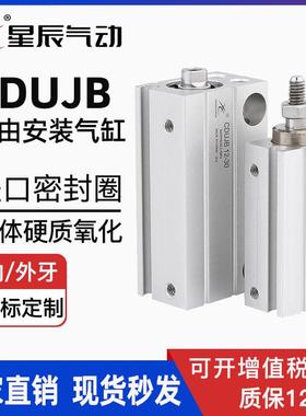 星辰气动CDUJB6/8/10-4/6/8/15/20/30DM/MU小型自由安装气缸 带磁