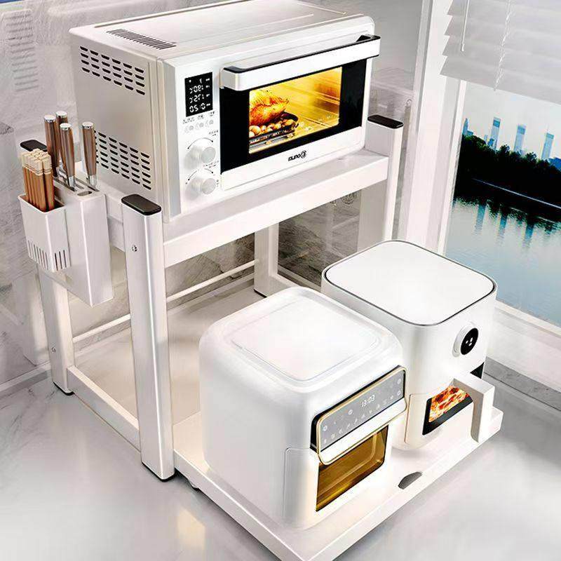 加厚厨房微波炉置物架台面多功能电饭锅锅架烤箱可抽拉式收纳层架,厨房/烹饪用具,微波炉置物架,淘宝优惠券,粉丝福利购,淘宝优惠卷