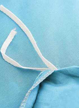 A5L蓝色四件套色纯色七维色素F87MJSS5酒店床上用单品床被套净三