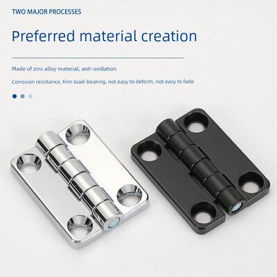 CL209-1锌合金加厚带螺柱铰炼 HL009配电柜工业合页CL209-2带孔