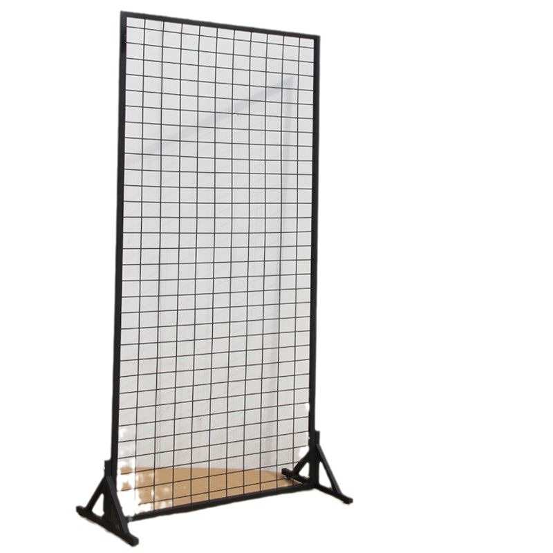 幼儿园作品展示架饰品架立式铁艺网架落地移动地摊架网片网格批发