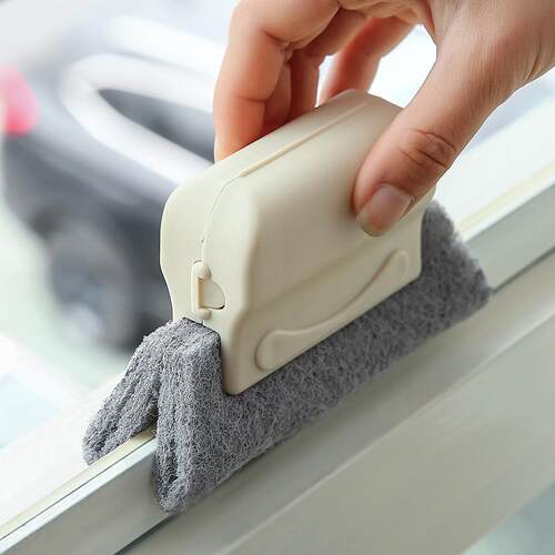 Cleaning Brush for Window Grooves and Channels, Dead Corner