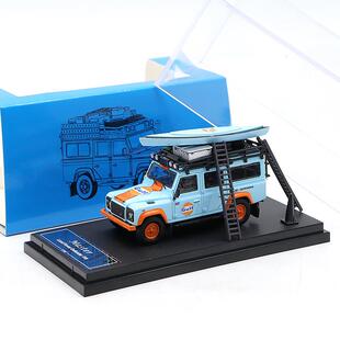 大1脚改装 高档Ma1ster 海石油GULF 路虎卫士10 仿真湾合金汽车