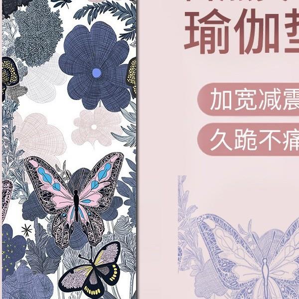 插画系列PU天然橡胶色彩打印版图案不掉色不开裂健身运动家居可用