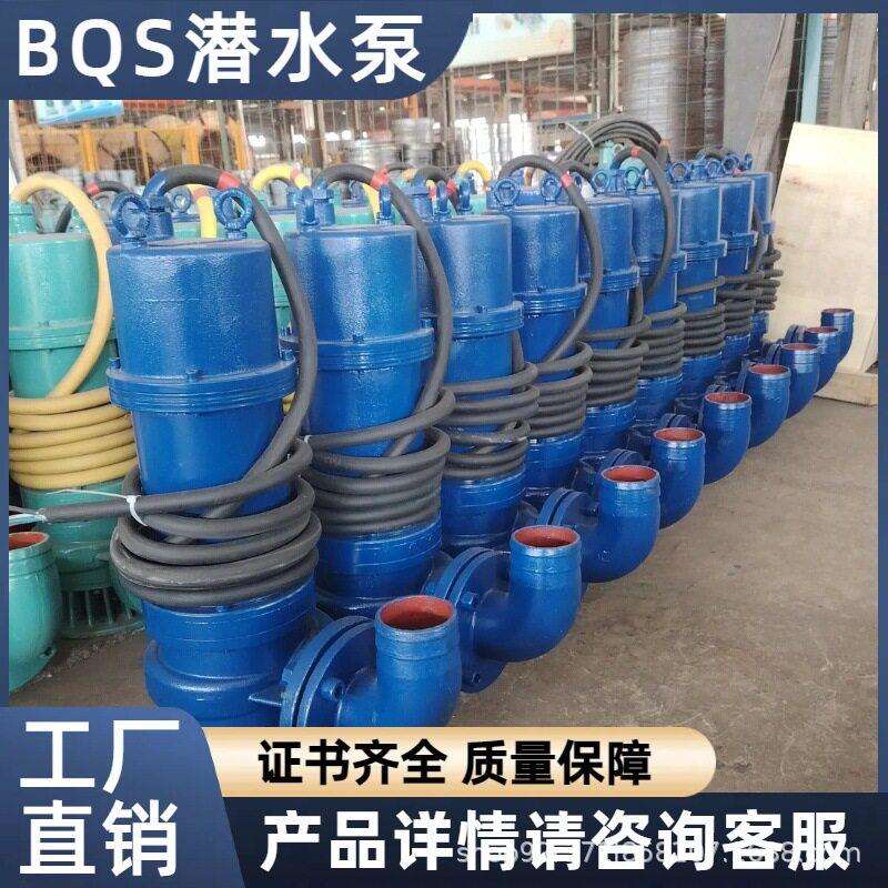 煤安证防爆潜水泵矿用隔爆型排污排沙潜水泵矿用潜水BQS40-20-5.5