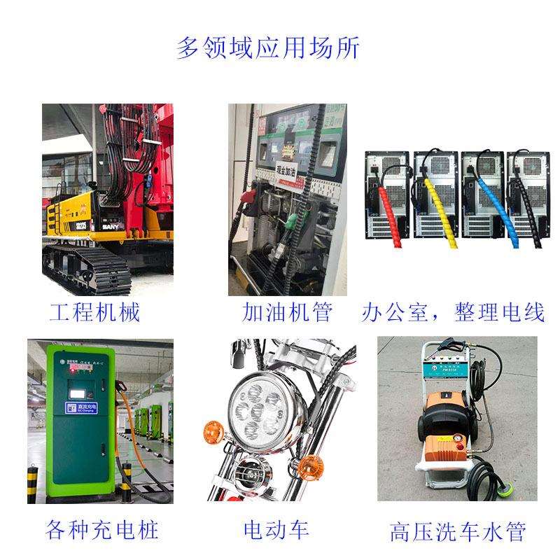 螺旋保护套工程阻燃螺旋保护套高压水管油管螺旋护套刹车线保护套