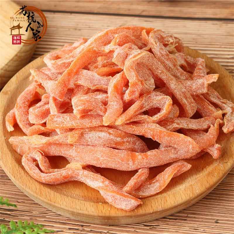 老式传统口味盐津胡萝卜条 红萝卜干 苏式红萝卜条酸咸带甜散装