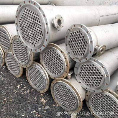 供应 10-120平方列管冷凝器 搪瓷片式换热器 二手冷凝器
