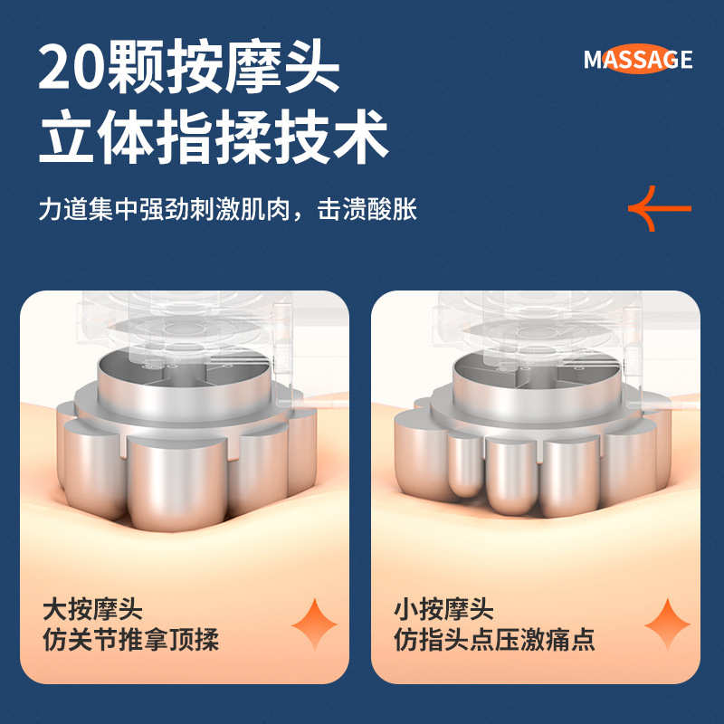 新品茗振腿部按摩器足底脚底全自动足疗机全包裹恒温热敷可拆洗