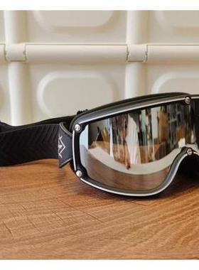 高档Bornfr轻e量纤维60年复代经典古机车半盔 Shorty 哈e雷头盔瓢