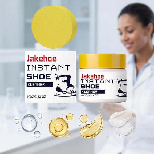 JAKEHOE Shoe Cleaning Cream - Gentle Care, Stain Removal, Sh