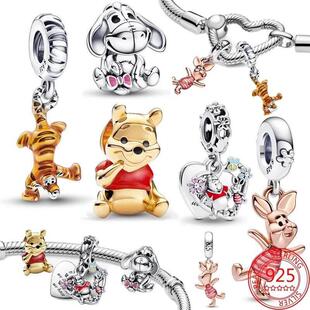 Lilo Stitch Series Charms Silver 925 Original Fit Bracelet S
