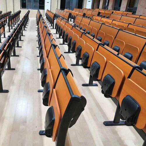 厂家直销阶梯教室排椅学校报告厅座椅阶梯排椅五金铁脚排椅