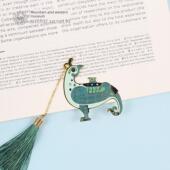 山西博物院青铜华彩系列金属书签鸟尊鸮卣可爱中国风创意学生礼物