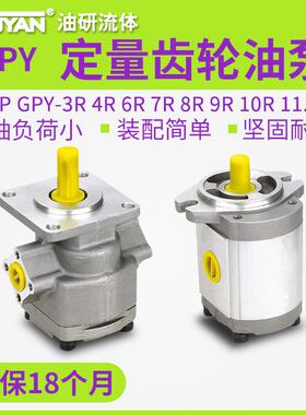 GPY-3R高压齿轮泵4R 5.8R 7R 8R 9R 10R 12R液压K1P1R11A油泵2R