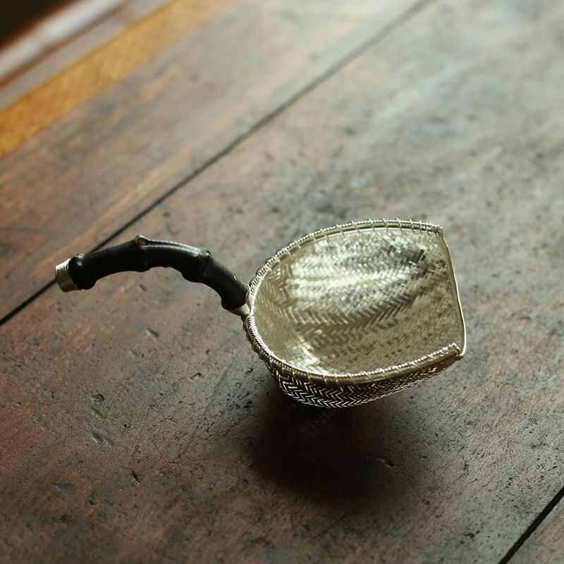 竹鞭柄银茶滤泡茶器茶叶滤茶器过滤网茶具 全手工 银编茶具,餐饮具,茶具礼盒,淘宝优惠券,粉丝福利购,淘宝优惠卷