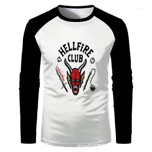 Hellfire Club Stranger Things Long Sleeve Shirt Vintage