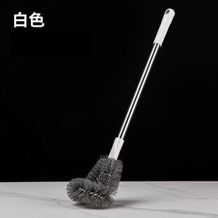 钢丝球刷长柄马桶刷I家用无死角洗厕所的刷子蹲便器2024新款直角