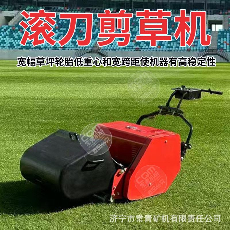 滚刀式割草机手推走式足球场板场球运动自专用型FVG多功小能除草