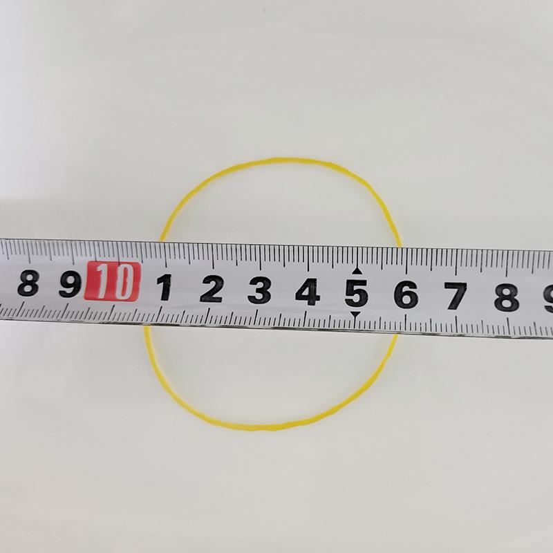 进口越南越意牌特殊规格直径60mm特细6009黄色橡皮筋