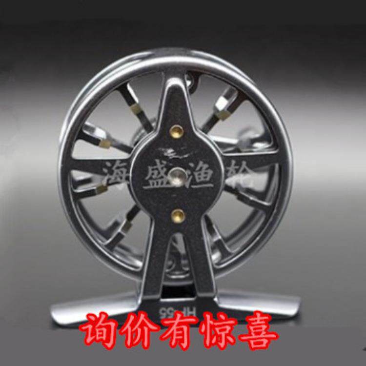 新款直销HF全金属倍速比前打轮飞钓轮筏钓轮冰钓轮带泄力超轻渔轮
