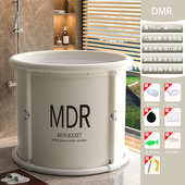 桶浴家用 成人桶洗澡8070全身泡澡桶专用款 大人免安装 可折叠儿童