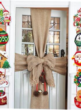 Christmas Couplets Santa Claus snowman door hanging圣诞挂饰